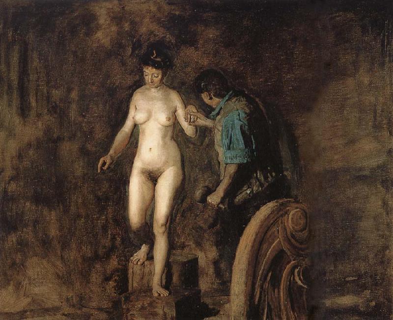 Thomas Eakins William and his Model oil painting picture